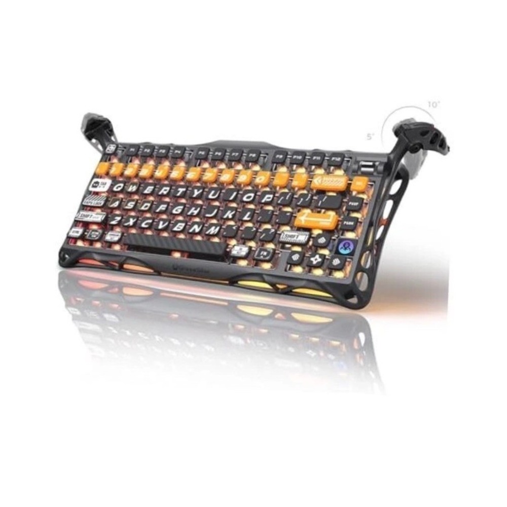Mercury K1‎ Pro Wireless Gaming Keyboard, Aluminum Alloy, 75% Layout CyberFlare